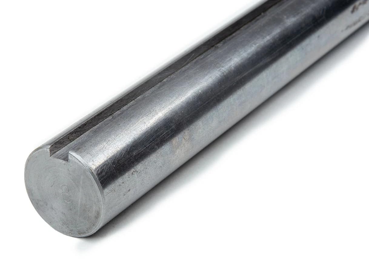 1" Precision Cut Keyed C1018 Cold Drawn Steel Shafting Shaft Length 2 Feet(24") Keyway Size: 1/4"x1/8"