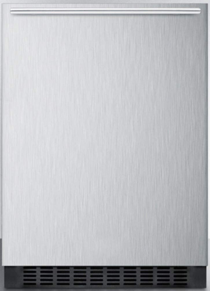 Summit Appliance Division Summit FF64BXCSSHH Undercounter Built In-Freestanding Refrigerator 4.6 Cu. Ft. Stainless Steel | Fridge.com