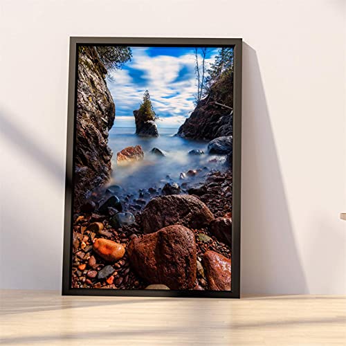 Image Moderne Paysage de Montagne pour Habiller un Mur Vide de Bureau ou Salon