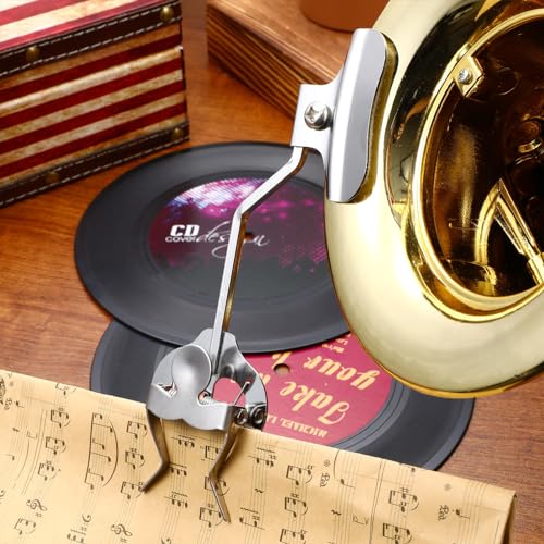 Toyvian R064FTN17O0O16Z7W82M14 Trombone Lyre Clip Trumpet Trombone Sheet Music Clip Trombone Lyre Sheet Clip Music Clamp-On Holder thumb #7