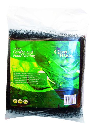 Green Blade GN202 Black Garden & Pond Netting - 2m x 4m - 1cm Mesh