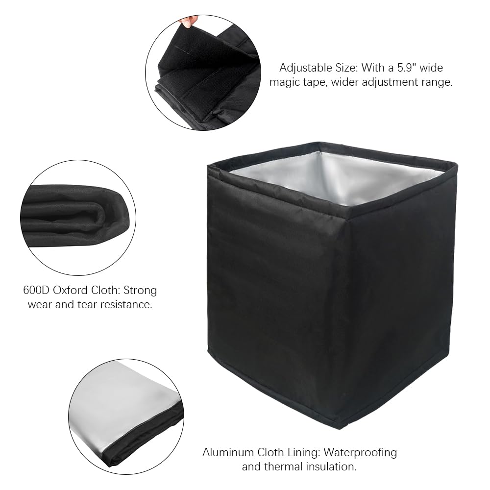 8 Frame Winter Bee Hive Wrap- 1 Deep & 1 Medium 600D Oxford Beehive Winter Pr