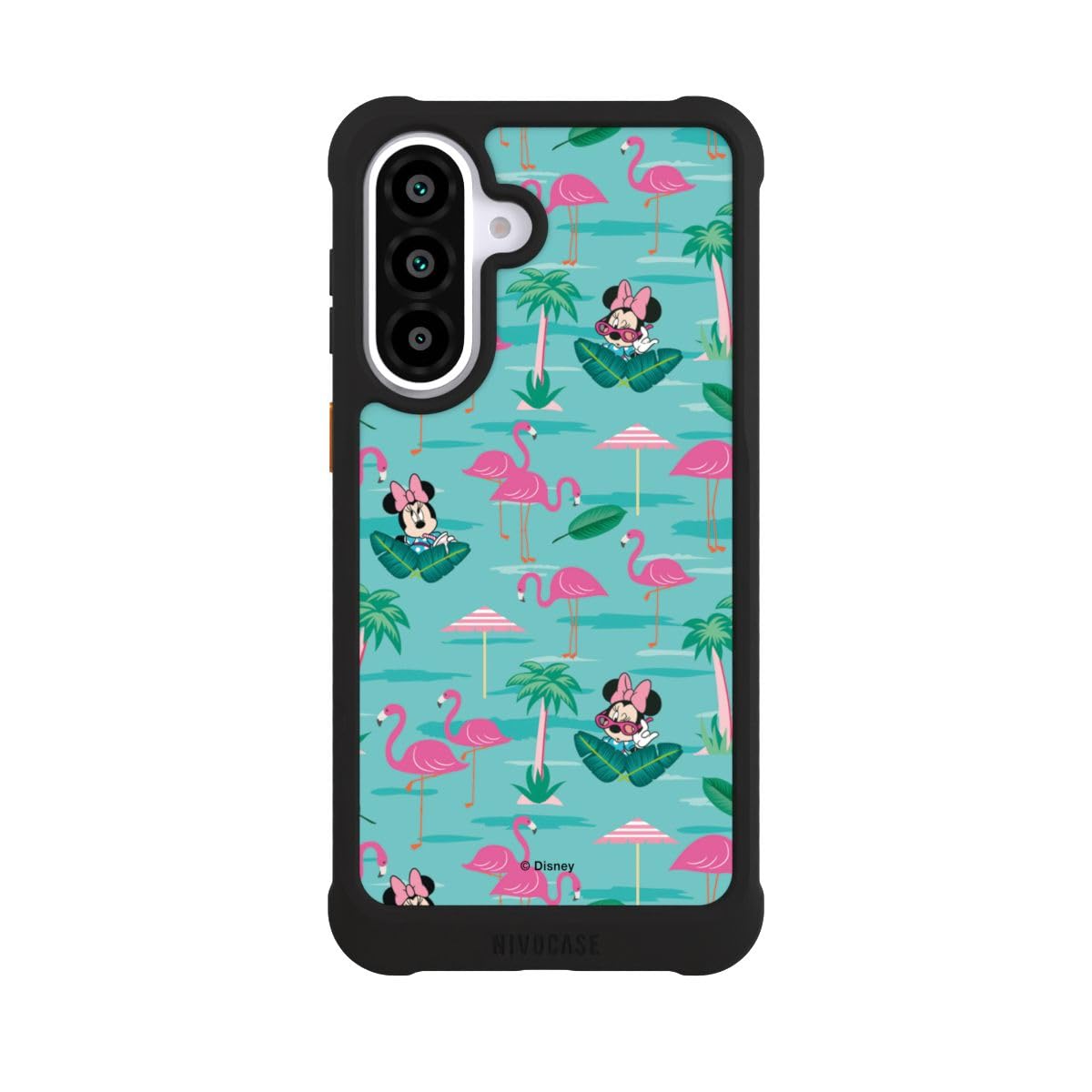 Custodia per Samsung Galaxy A57 5G Minnie Fenicottero Motivo