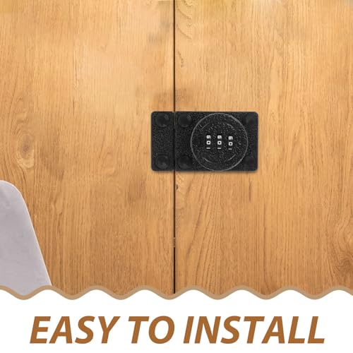 Installation sans perçage sécurité maison avec la serrure à code ORFOFE