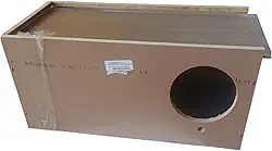 Ninho para calopsita em mdf não acompanha gachos para instalação