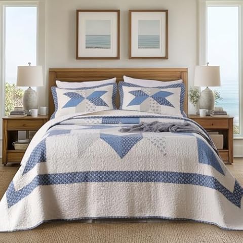 KASENTEX 100% Cotton Bedspread Cover