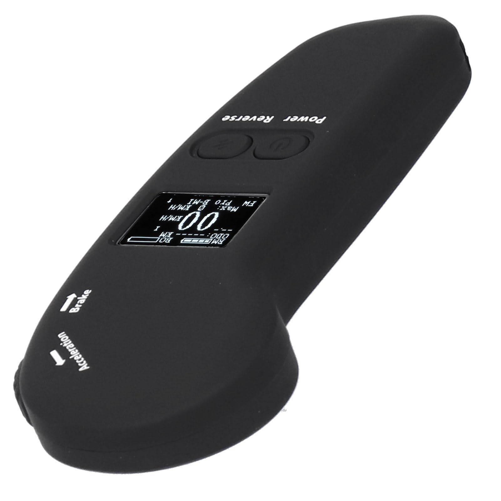 KIMISS Meepo Elektro-Skateboard mit Fernbedienung, ABS, Schwarz, Elektro-Skateboard, Kabellose LED-Display-Fernbedienung mit Einstellbarer Bremsgeschwindigkeit