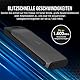 Corsair EX100U 1TB Tragbares USB Type-C-Datenspeicherlaufwerk - Ultraschnellen für jeden PC/Mac/Konsole, Gen2 x2, Plug-and-Play, Lieferumfang enthalten USB Type-C- und USB Type-A-Kabeln - Schwarz