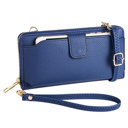 Image of K . A Womens Wristlet Wallet Crossbody Bag Cellphone Purse Handbag RFID Card Slots 2 Strap Wrist