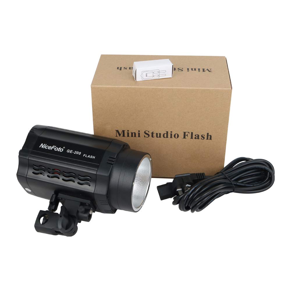Amazon.com : Fomito Nicefoto GE-200 200W 5500K Mini Studio Flash