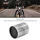 Motorrad-Auspuffrohr-Katalysator, Edelstahl, Vorderer Mittlerer Auspuff-Schalldämpfer-Katalysator, Universell für Motorrad (42 * 50mm)