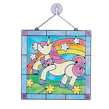 Toy Stained Glass - Unicorn Book