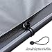 Abba Patio 10 x 20-Feet Light Portable Canopy with 6 Steel Legs, Silver & Dark Grey