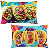 Funda Almohada 50x60 Rectangular Cojines Cocina Pack 2 Funda Cojin 50x60 cm con Cremallera Invisible,Terciopelo Lavable Suave Transpirable para Sofa Jardín Casa Decoracion Otoño Regalos LE-556