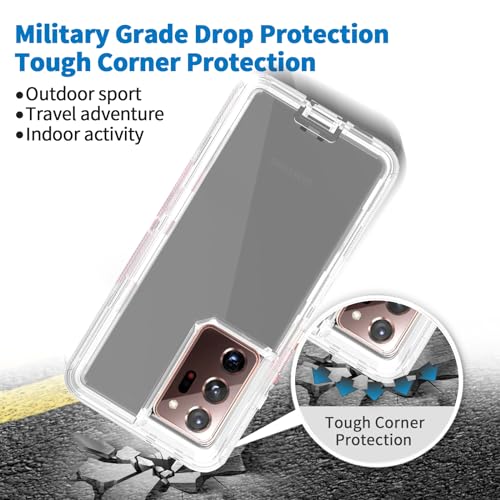 Coque Note 20 Ultra 5G antichoc transparente protection robuste - 6