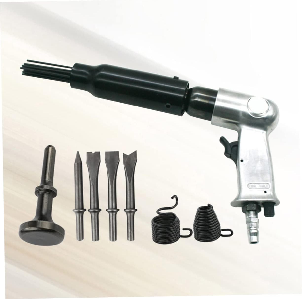 DOITOOL Needle Pneumatic Chisel Rust Removal for Efficient Rust Elimination for Mufflers Tailpipes and Repairs