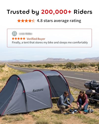 StableEase 2-Person Motorcycle Tent