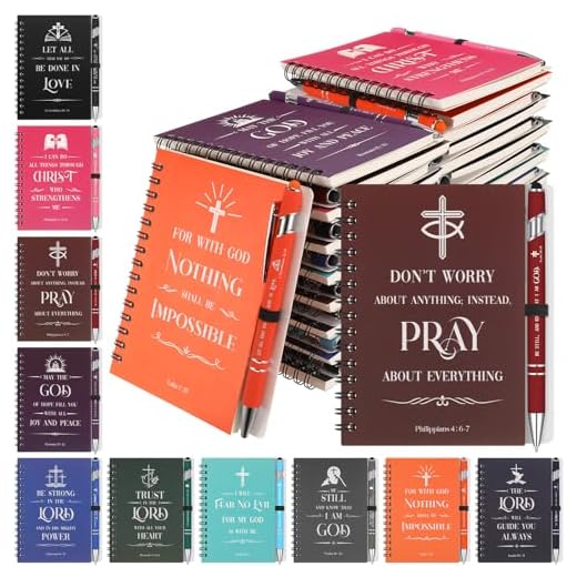 Glenmal Spiral Bible Notebooks Set