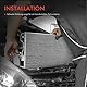 Frankberg Kondensator Klimaanlage ohne Trockner Kompatibel mit A4 2002-2008 A4 Avant 2004-2008 A4 Cabriolet 2004-2009 Exeo 2008-2013 Exeo ST 2009-2013