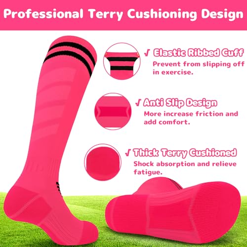 Olreco Kids Soccer Socks Youth Baseball Socks Men Women Softball Sock for Girls Boys Football Sock Men Team Sports Accessory3