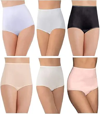 Vanity Fair Women's Perfectly Yours Traditional Nylon Brief Panties