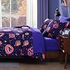 Twin Kids Comforter Set - 5 Pieces Twin Bedding Sets for Boys Teen, Outer Space Rocket Bed in A Bag with Sheets #3