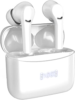 Wireless Earbuds Bluetooth 5.3 Headphones 42H Playback Bluetooth Earbuds HiFi Stereo with Mic Touch Control LED Power Display Charging Case IPX7 Waterproof in Ear Wireless Headphones for Android/iOS
