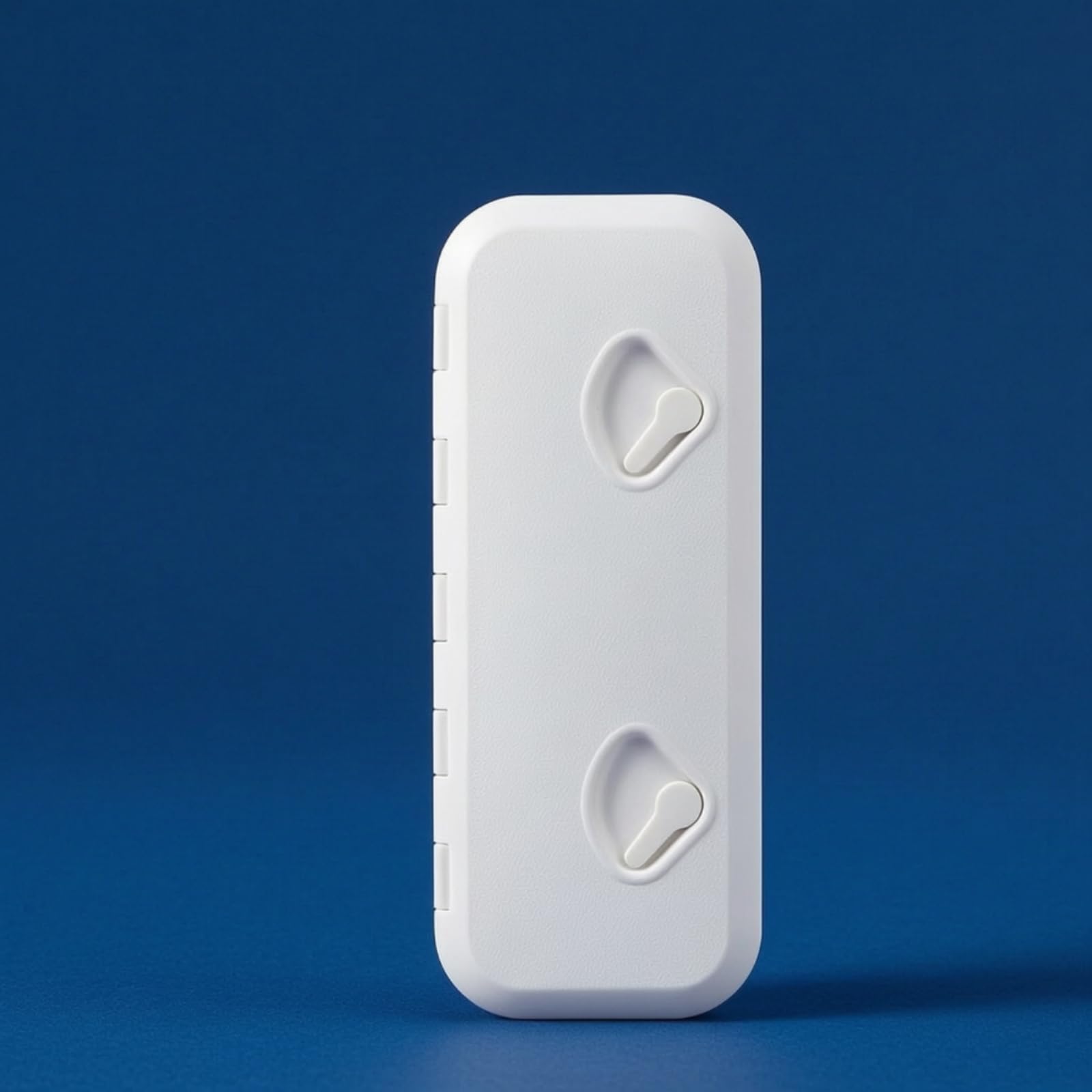 Sportello per Copertura di Alloggiamento Nautico con Coperchio Incernierato E Maniglia di Chiusura per Barche con Superficie Ruvida per Uso Professionale, Bianco, 315 440mm