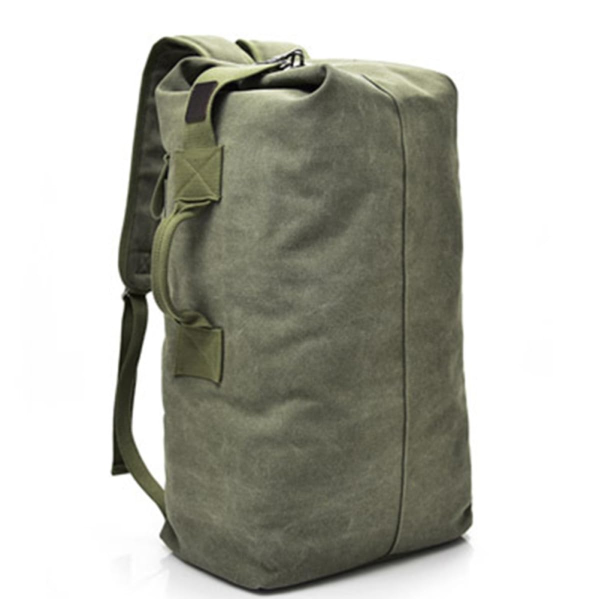 Großer Aktualisierte Version für Herren mit Viel Stauraum Rucksack Canvas Laptop und Komfortablen Tragegurten Kleiner Reiserucksack für Outdoor und Büro