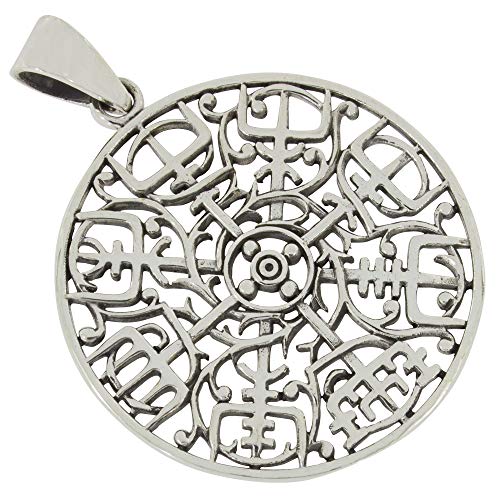 Preisvergleich Produktbild AFP Anhänger Wikingerkompass 925 Sterling Silber AS-687