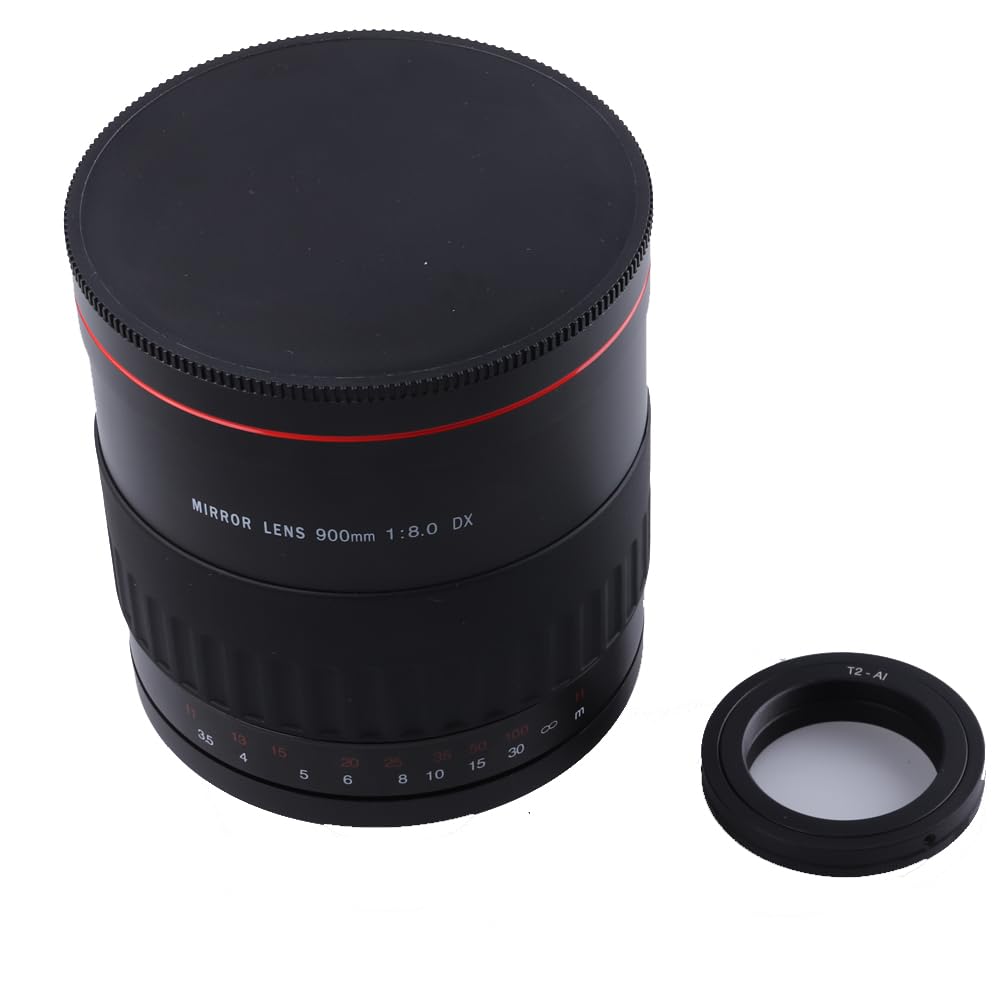 CAM Lightdow 900mm F8.0 Super Telephoto Mirror Lens Camera Lens+