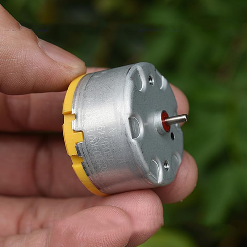 S.M.C RC500-KN/13500 Micro 500 Motor DC 6V-12V 5400RPM Mini 32mm Diameter Round Motor for DIY Home Sweeper Robot Fragrance Machine