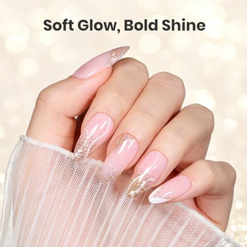 Image of Beetles Silver & Golden Nail Art Gel Liner 2 Pcs Reflective Glitter Gel Nail Polish Soak Off Uv Lamp for Thin French Line Nails Manicure Nails Art Brush Paint