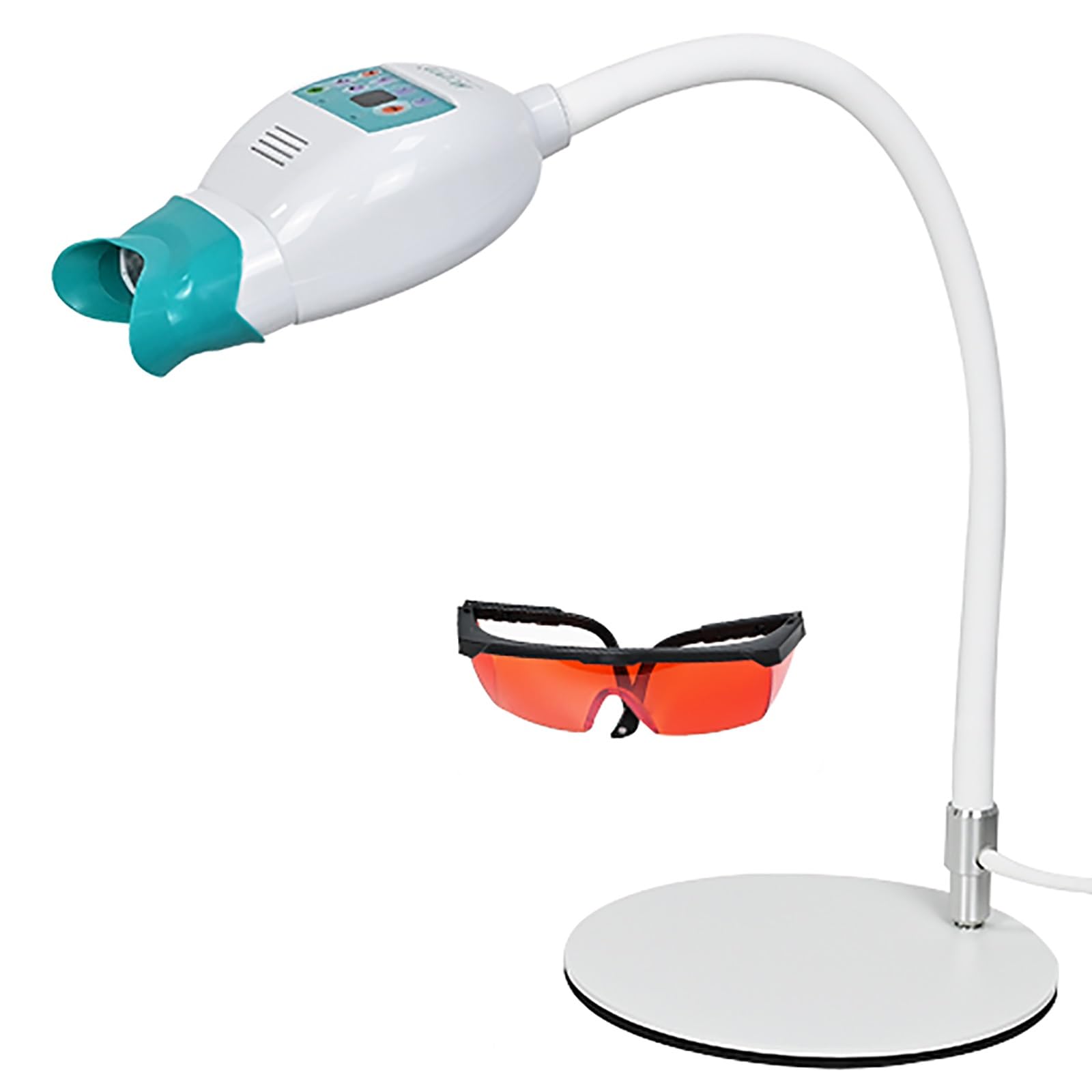 Portable Teeth Whitening Light 3 Colors LED Whitening Lamp 0-30 Minutes Timing Function