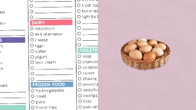Visual Grocery List Magnet Pad For Fridge - Shopping List Magnetic Note Pad For Fridge - 6 X 9 50 Sheets Meal Planner To Do List Notepad Weekly Planner Menu Memo Pad Gifts For Mom Kids - View #7