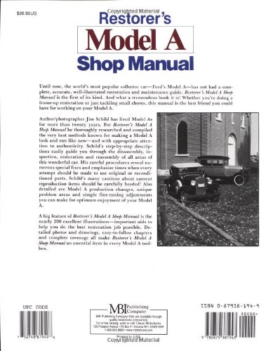 Restorer\'s Model A Shop Manual (Motorbooks Workshop) - Thumbnail 2