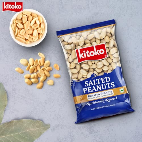 Image of Kitoko Roasted Salted Peanuts without Skin 500gm, Khari Sing