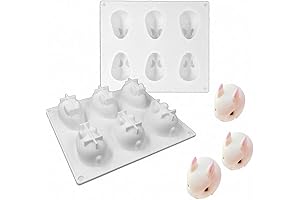 Small 3D Rabbit Silicone Mousse Mold