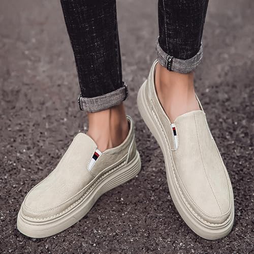 Men's Casual Skates, Men's Comfortable Walking Shoes, Lightweight Office Driving Dress Shoes2