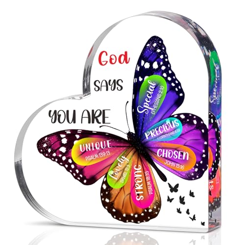 Christian Gifts for Women Mothers Day Gifts for Mom - Butterfly Inspirational Religious...