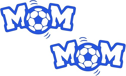 Miniatura 9 de 2 Pack - Soccer Mom - Minivan Mogel  Decal Vinyl Sticker Graphics for Car Truck SUV Van Window 5.5" Width by 2.8" Height HOM0806.053 Light Blue
