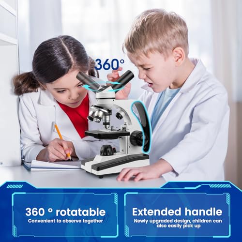 Sedumic XSP-112RT Microscope For Adults Kids 40X-2000X Compound Monocular Microscope For Students School Laboratory Home Education thumb #2