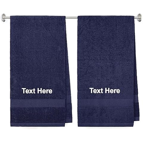 BY LORA Personalized Cotton Bath Towels Cover