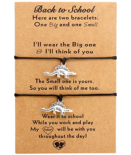 CJIAYUJEW Back to School Bracelet Mother Daughter Bracelets Matching Wish Bracelets Set for Mommy and Me First Day of School Jewelry