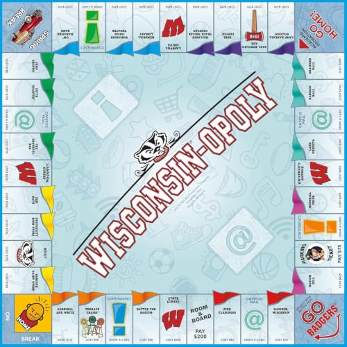Wisconsinopoly juego de mesa temático Universidad de Wisconsin miniatura 2