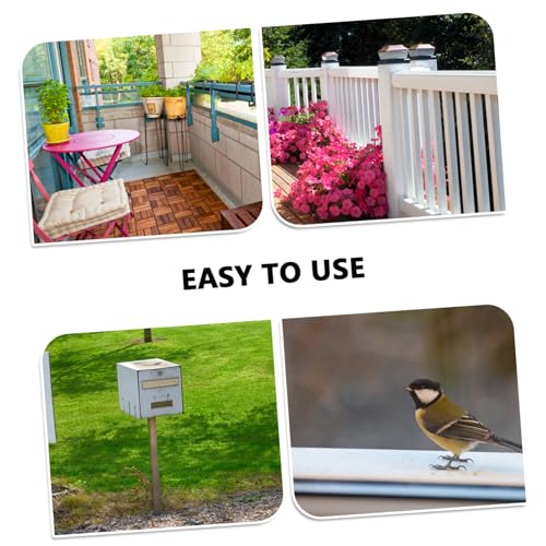 Pics anti-oiseaux design vert protection durable pour balcons extérieurs - 6