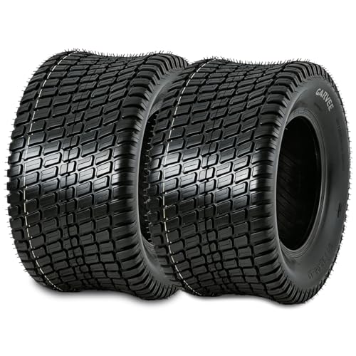 Garvee 23X8.5-12 Lawn Mower Tires Set of 2 4 Ply Tubeless Turf Tires 23/8.5-12 1700 LBS Capacity for Garden Tractor & Cart NOT for Highway Service