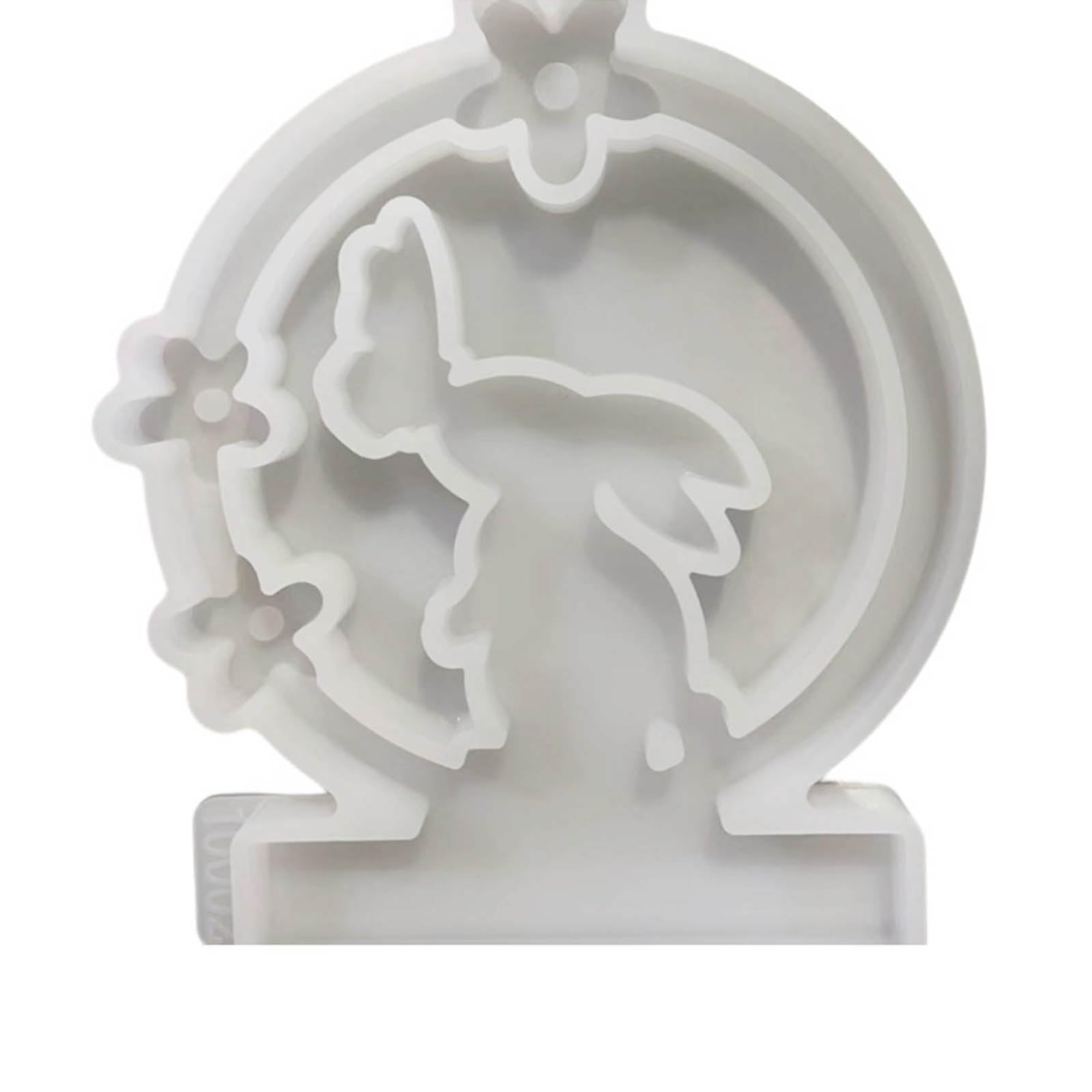 Kalttoy Silicone Mold Candlestick Resin Mold Heart Holder Silicone Candlestick Casting Heart Holder Epoxy Resin Easter