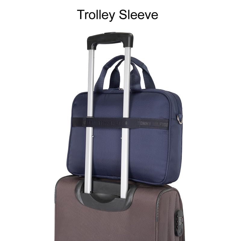 Image of TOMMY HILFIGER Polyester Office Bag for Men, Black, GRENADA