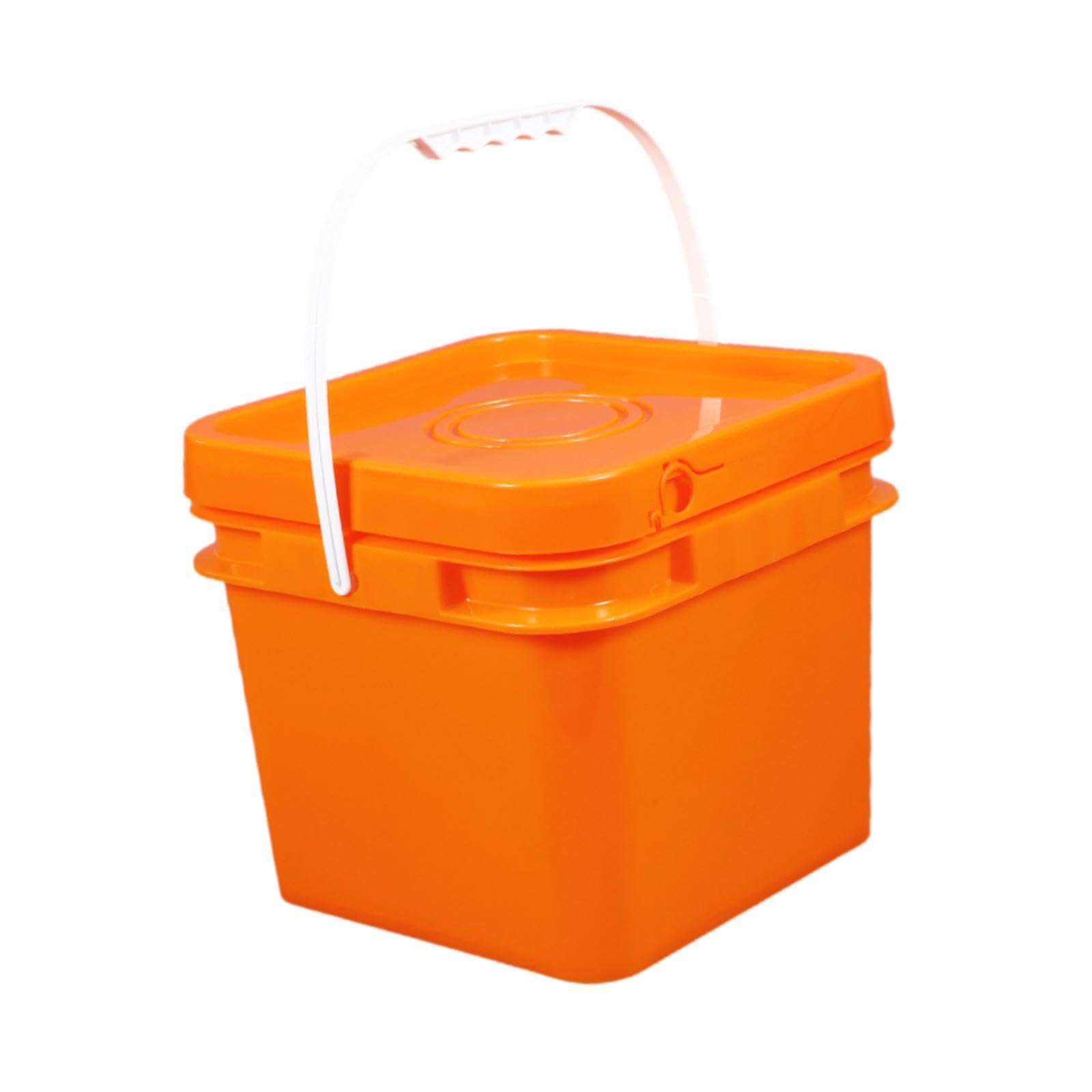 Cubo Cuadrado Resistente para Lavado de Coches, Mejoras del Hogar, Limpieza del Hogar, 13 L, 25,5 X 25,5 X 31,1 Cm, 8l 23.7x23.7x20.95cm